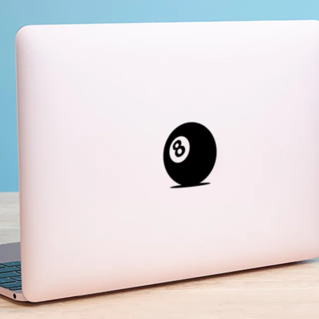 8 BALL Apple MacBook Decal Sticker fits all MacBook models