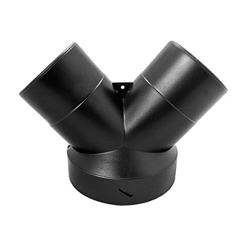 70189V Y-Fitting Dust Collector | 6-Inch to 4-Inch Hose Reducer for