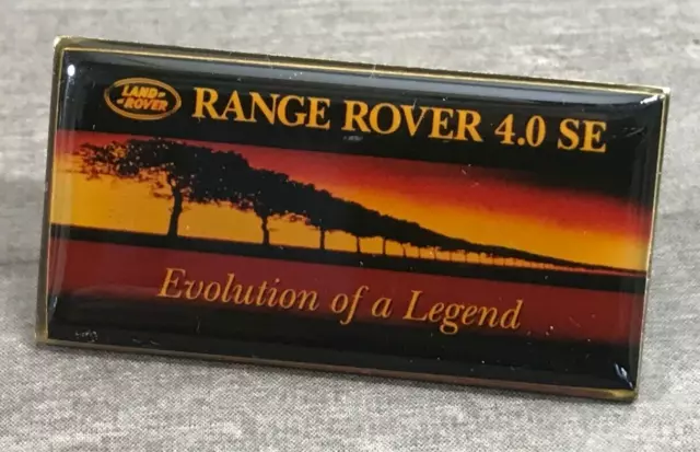 Land Rover Range Rover 4.0 SE Evolution of a Legend Lapel Hat Advertising Pin