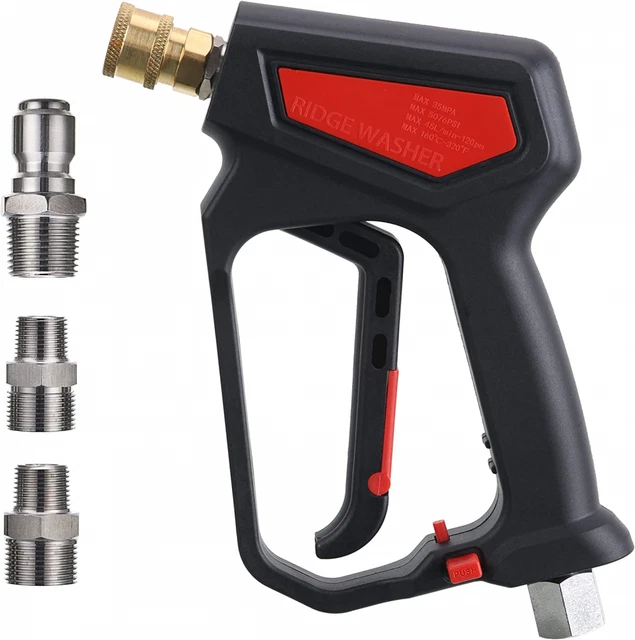 RIDGE WASHER Pressure Washer Gun 5000 PSI, 12 GPM, High Spray Gun...