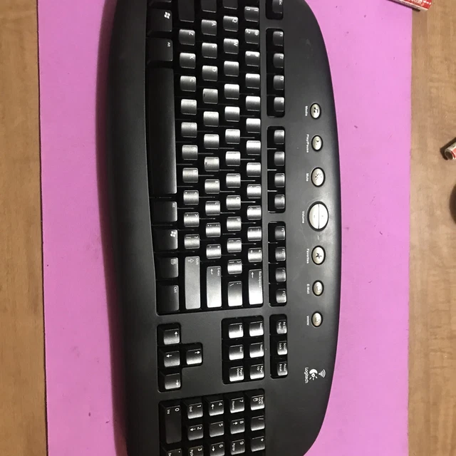 LOGITECH CORDLESS DESKTOP Keyboard Only Y-RAJ56A Works Great! £7.79 ...