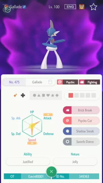 GARDEVOIR ⚡ POKEMON SCARLET VIOLET ⚡ SHINY/NORMAL ⚡ 6IV BATTLE READY VGC 23  ⚡