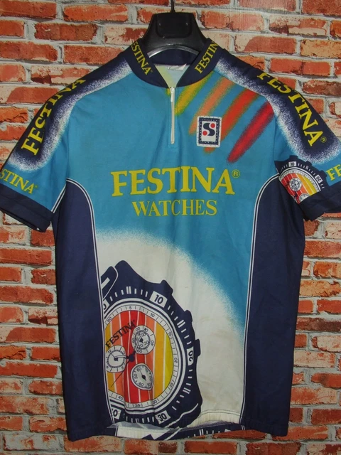 Maillot Cycliste Festina Sibille Vintage - Taille XL - Occasion