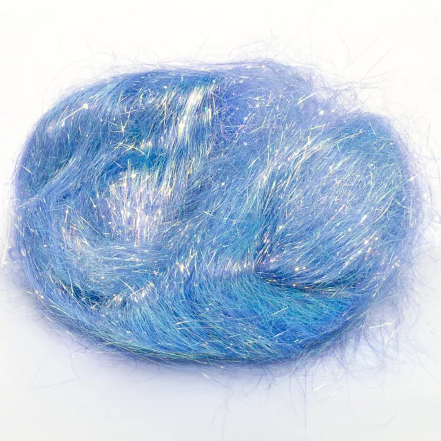 Angelina Heat Bondable (Cobalt Sparkle) 10g Fibre Spinning Felting Art Shiny