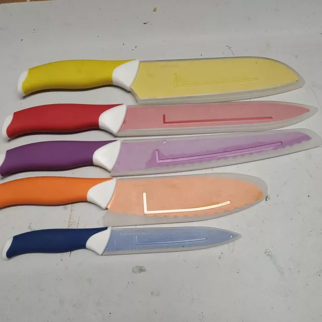 Emeril Lagasse 3-Piece Knife Set - Stamped Steel Kitchen Knives for Prep