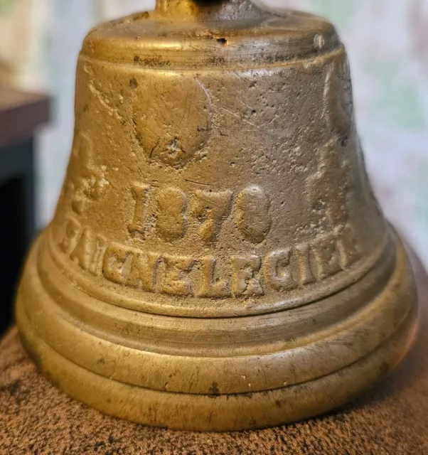 1878 Saignelegier Chiantel Fondeur Brass Swiss Cow Bell