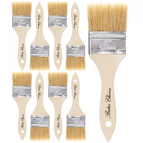 Bates- Chip Paint Brushes 2 Inch 9 Pack Chip Brush Brushes for Painting Pai