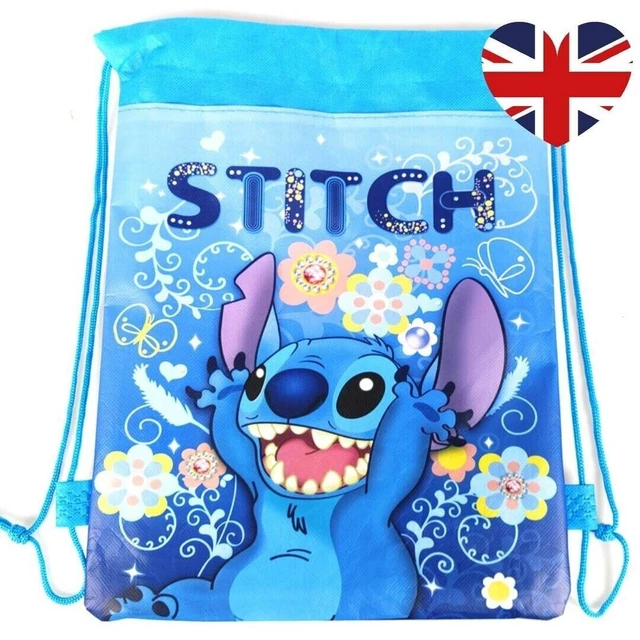 DISNEY LILO & Stitch PE Drawstring Bag Sports Swimming School Backpack