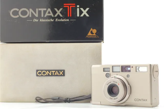 [MINT w/Box] Contax Tix Carl Zeiss 28mm f/2.8 Point＆Shoot Film Camera From JAPAN