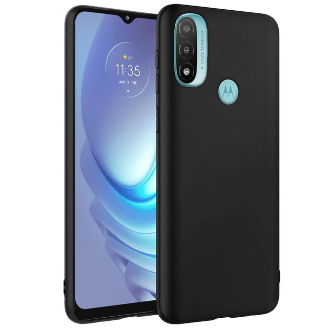 Étui de Protection Pour Motorola Moto E20 E30 E40 Housse Portable Étui Sac Noir