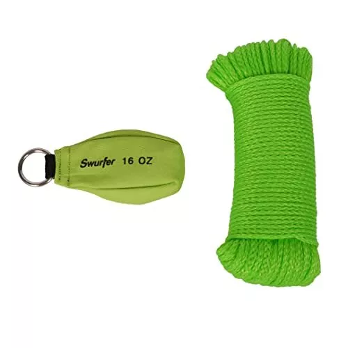 All New 16 Oz Throw Weight & 150' Line Kit for Arborists, Tree Climbing & Tre...