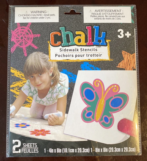 Chalk Sidewalk Stencils
