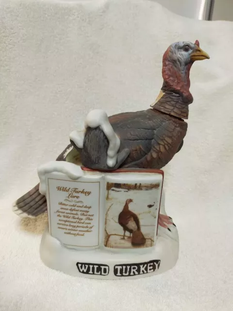 (Empty) Vintage Austin Nichols "Wild Turkey" Liquor Decanter Lore Series #2 1980