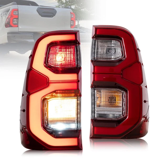 VLAND FULL LED Tail Lights For Toyota Vigo / Hilux 20152020 Rear Lamps