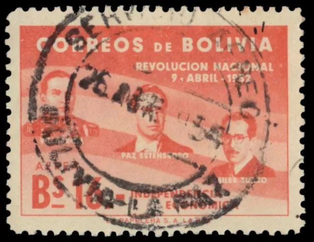 BOLIVIA C173 - National Revolution 1st Anniversary (pa51950)