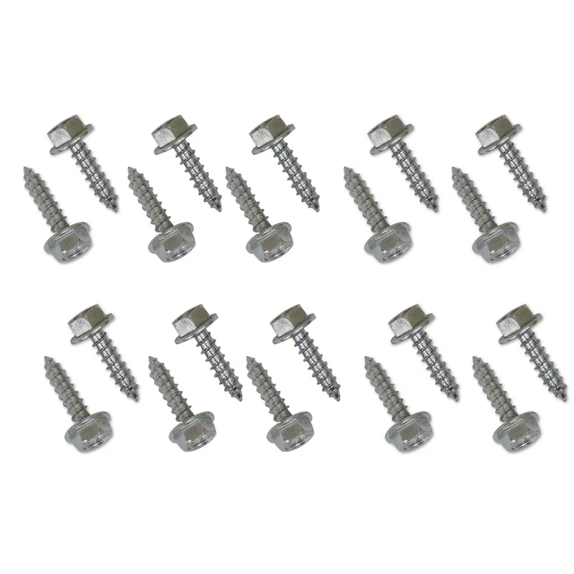 E-Track Wood Screw 20-Piece Set 1/4 x 1 Inch