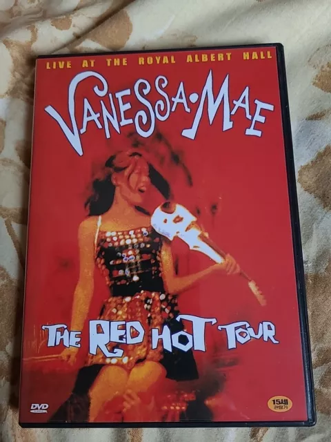 VANESSA MAE  RED HOT TOUR LIVE FROM THE ROYAL ABERT HALL Korean DVD ALL REGIONS