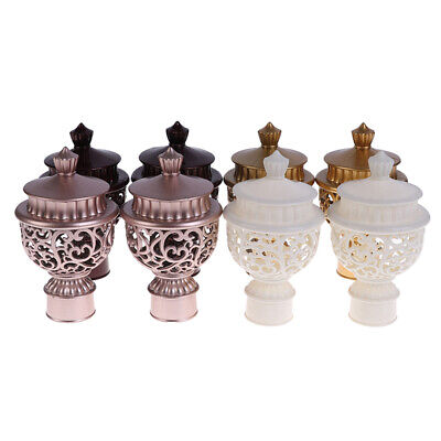 Decorazioni per Tappi Terminali per Aste Terminali per Tende 2 Pezzi di Design Elegante con Diametro Interno di 28 Mm 4 