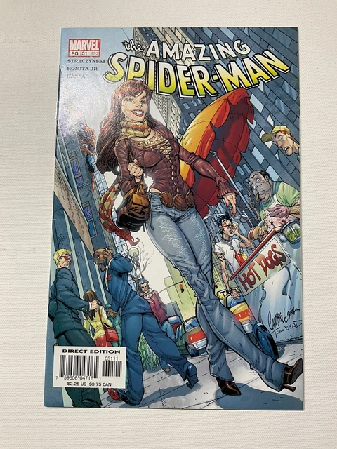 the AMAZING SPIDER-MAN 51 LGY492 MAY 2003 MCU Marvel Comic Book Campbell 2