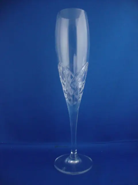 Edinburgh Crystal Mirage Cut Pattern Champagne Glass Flute - Signed