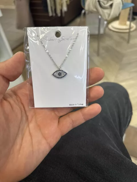 Evil Eye Pendant Choker Necklace Resin Charms Fashion Jewelry For Men Women