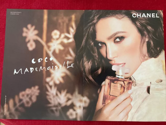 ACTOR KEIRA KNIGHTLEY for Chanel Coco Mademoiselle 2009 Print Ad