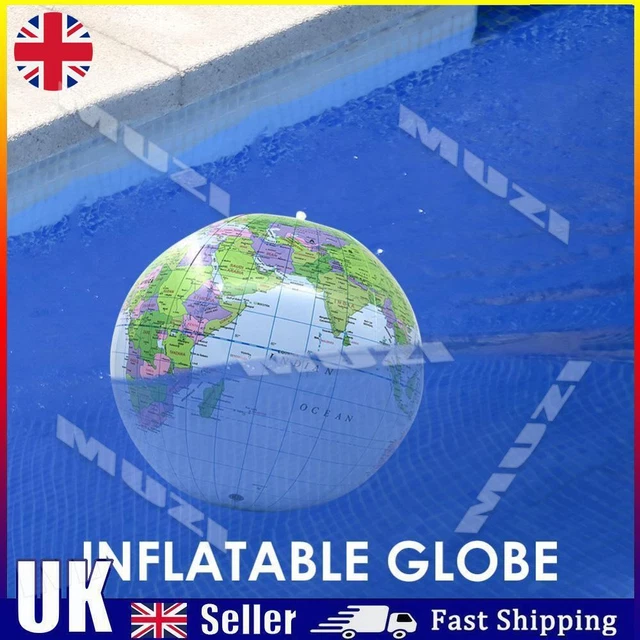30CM INFLATABLE GLOBE World Earth Ocean Map Ball Geography Learning ...