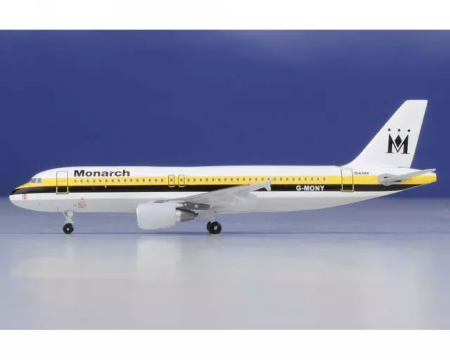 Aeroclassics AC411257 Monarch Airline Airbus A320-200 G-MONY Diecast 1/400 Model