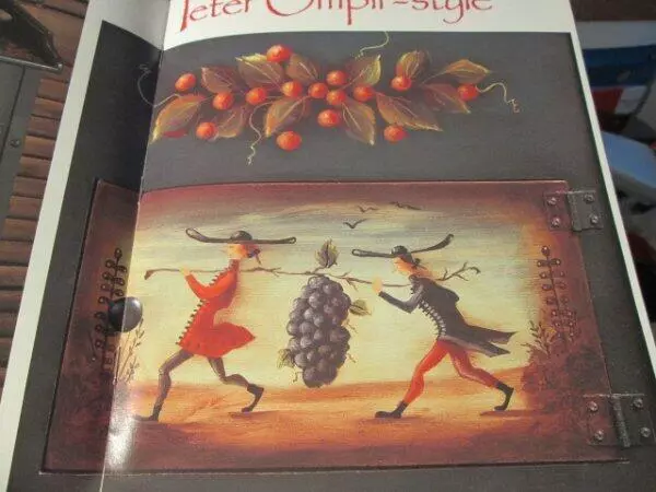 Mellow Folk Art Painting Book #4-Todd-Cow/Apple Peddler/Fruit/Bride/Harvest Scen