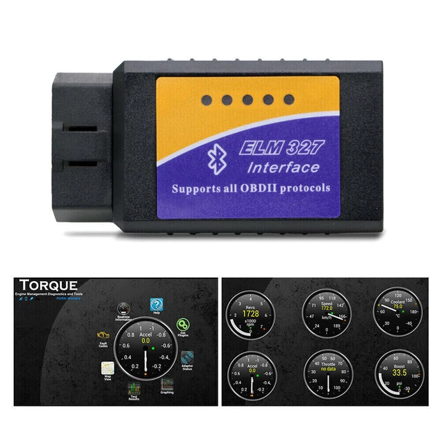 ELM327 EOBD BLUETOOTH Diagnostic OBD2 Car Engine Scanner Tool Fault