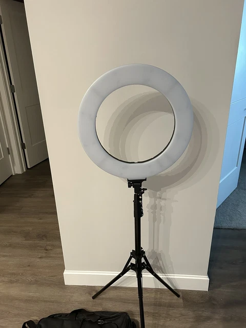 Anillo de luz regulable Inkteltech LED 18 pulgadas 3000K-6000K, 60W LED bicolor