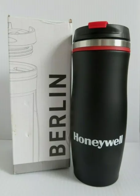 Berlin Honeywell 12 Oz Stainless Steel Tumbler Matte Black Travel Mug Cup Boxed