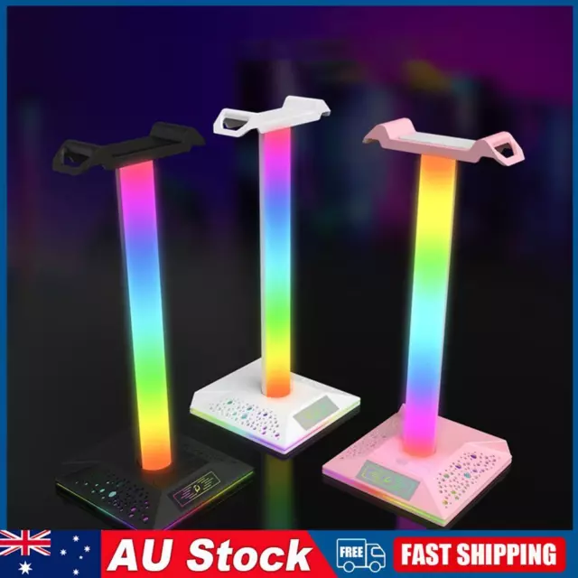 Headset Support Stand RGB Headphone Holder Charging for Universal Headphone