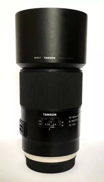 Tamron SP 90mm f/2.8 Di VC USD Macro Canon Lens (inc Hood)