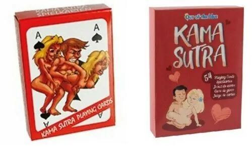 Kama Sutra Fun Adult Playing Cards / Deck. (2 Types To Choose From)
