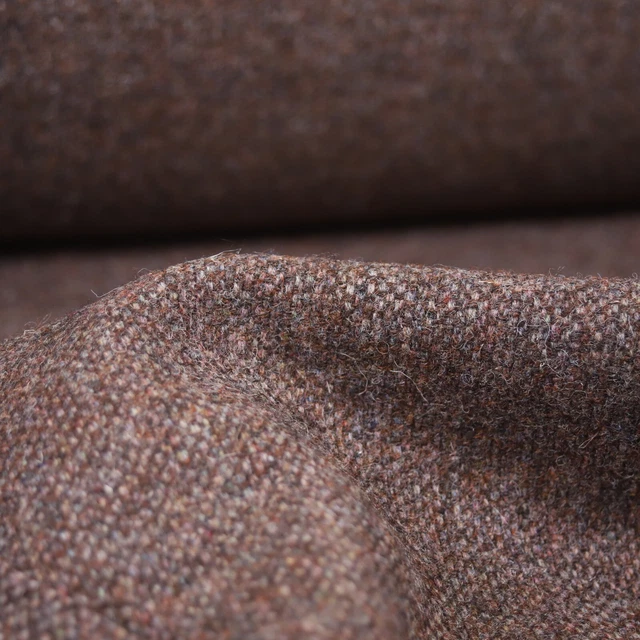 McAlister Textiles Herringbone Tweed | Stoff Als Meterware In Rot 140cm