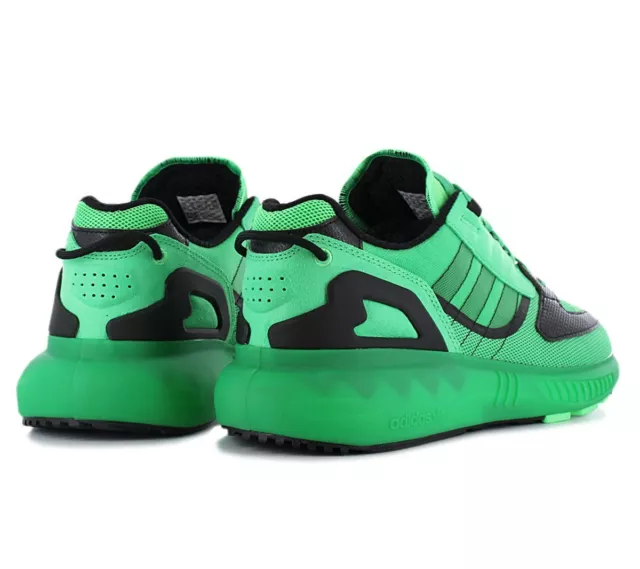 Adidas originals Zx 5K Boost Uomo Sneaker Verde GV7699 Sport Casual Scarpa Nuovo 3