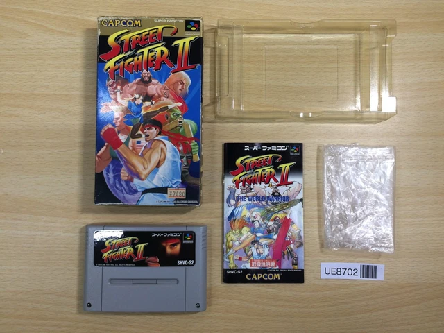UE8702 STREET FIGHTER II 2 BOXED SNES Super Famicom Japan