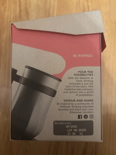 HOTEL CHOCOLAT HOT Chocolate Limited Edition Raspberry Praline 10 ...