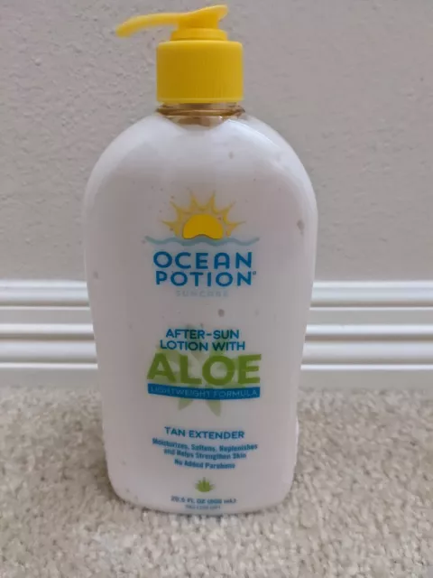 OCEAN POTION AFTER Sun Lotion with Aloe Tan Extender Lightweight ...