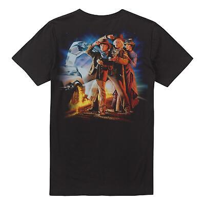 Back To The Future Mens T-shirt Poster Three Marty & Doc Tee S-2XL Official