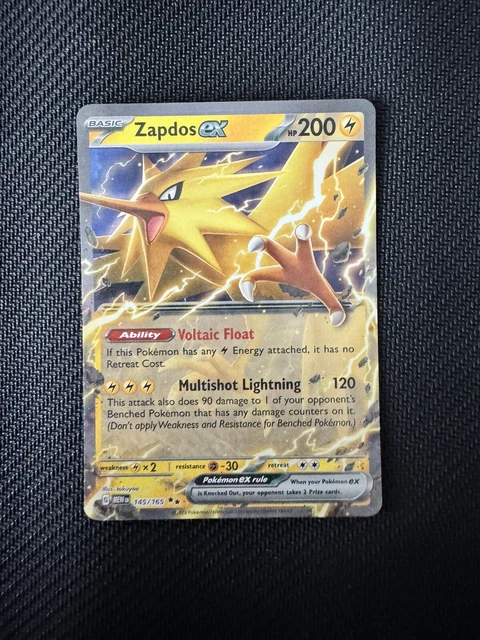 PAPIER POKEMON ZAPDOS Ex (It) 145-165 &Eacute;carlate Violet 151 EUR 3,29