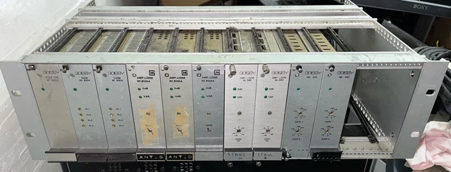 Complete setup for a Radio Broadcast engineering Rack Room - 305 rack