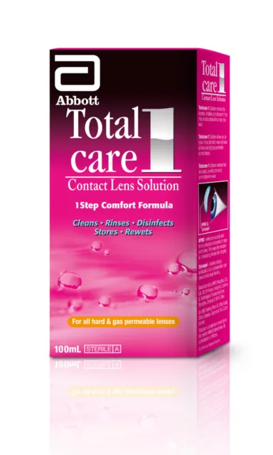 * Abbott Total Care 1 Hard Contact Lens Solution