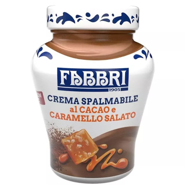 Fabbri Crema Spalmabile Al Cacao E Caramello Salato Gr.200
