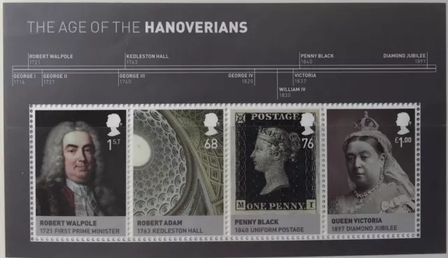 2011 Hanoverians minisheet mint, MNH, FV £3.69,  P&P FREE