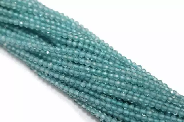 2mm Naturel Apatite à Facettes Rond Desseré Gemme Perles AAA+ pour Bijoux Making