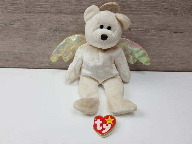 VERY RARE TY Beanie Babies HALO Angel DOB 31 Aug 1998 Space