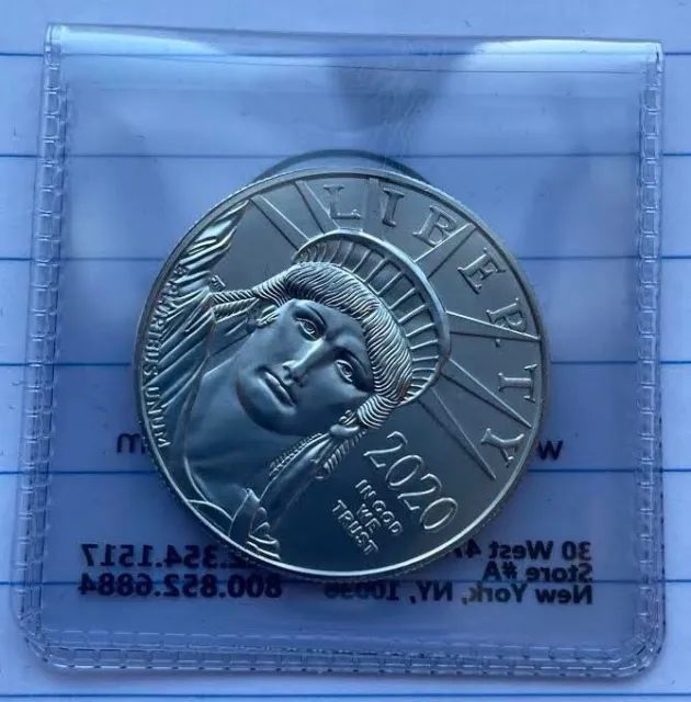 2020 AMERICAN EAGLE $100 1 ounce oz PLATINUM coin Bullion Exchange US mint