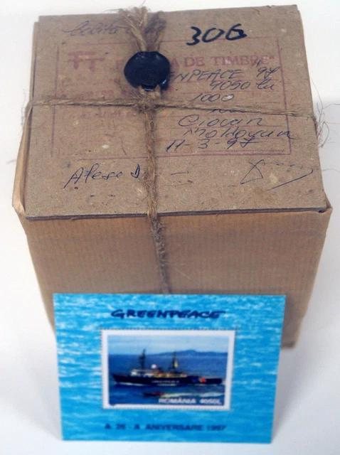 ME 2500,00: WHOLESALE: 1000 BLOCKS Rumänien GREENPEACE Block 306 ** / MNH